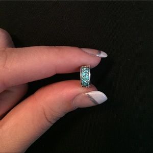 Teal Pandora clip